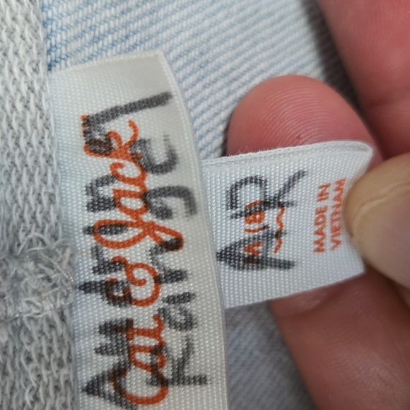 Cat & Jack Light Blue Jean Jacket For Girls Size M(8) - Picture 4 of 5